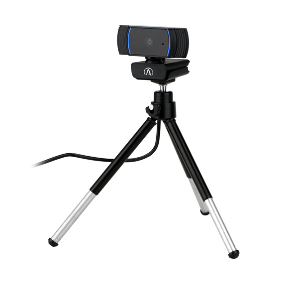Andrea Full 1080P USB Webcam with Auto Focus, Built in Microphone, and Desktop Tripod
