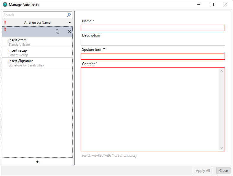 DMO Create Auto Text Dragon Medical One Training – Auto Text Creation