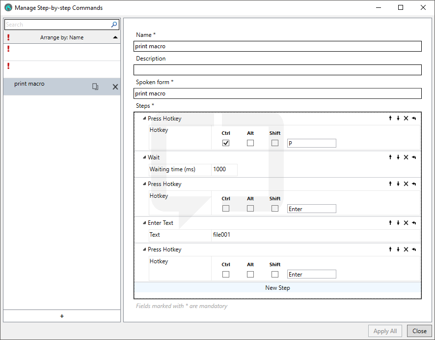 StepByStep Menu Print WM Dragon Medical One Training – Step by Step Commands