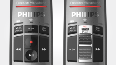 Philips SMP4000 SpeechMike Premium Air Wireless Precision Microphone and Push Button Operation