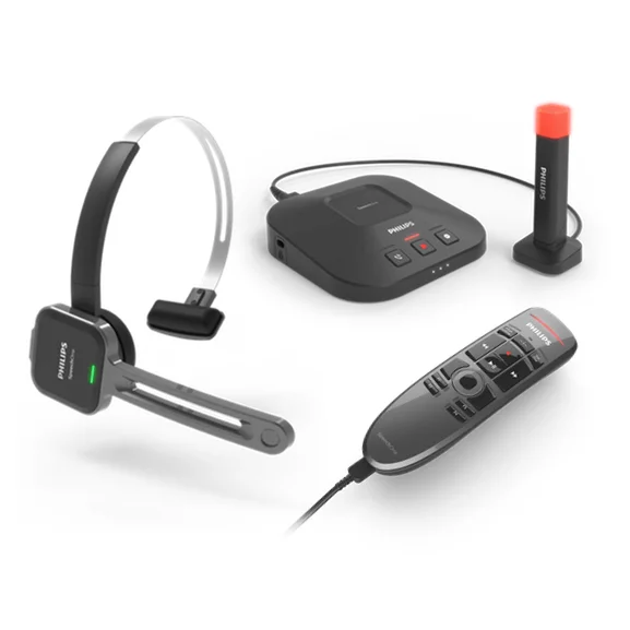 psm 6500 Philips SpeechOne Wireless Dictation Headset PSM-6300